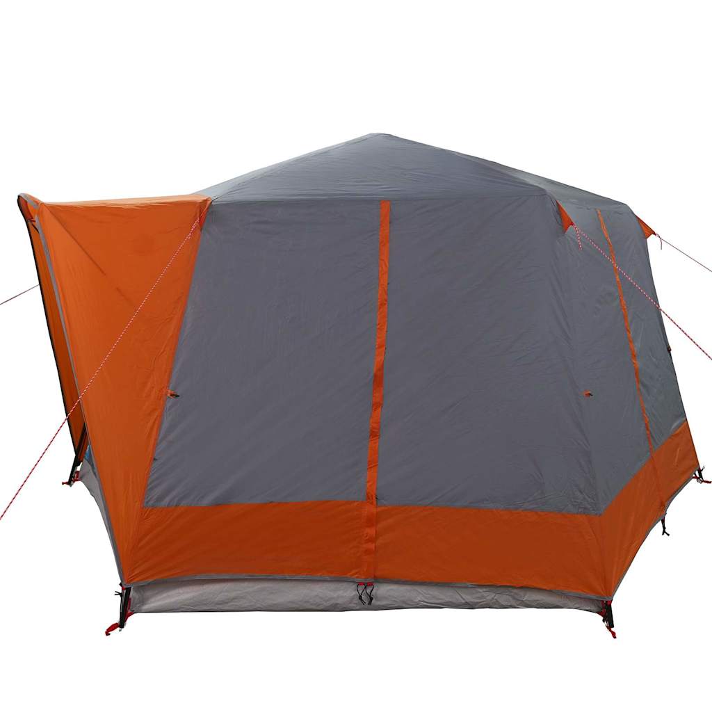 Cabin tent 5-person szürke és narancs 333 x 317 x 194 cm
