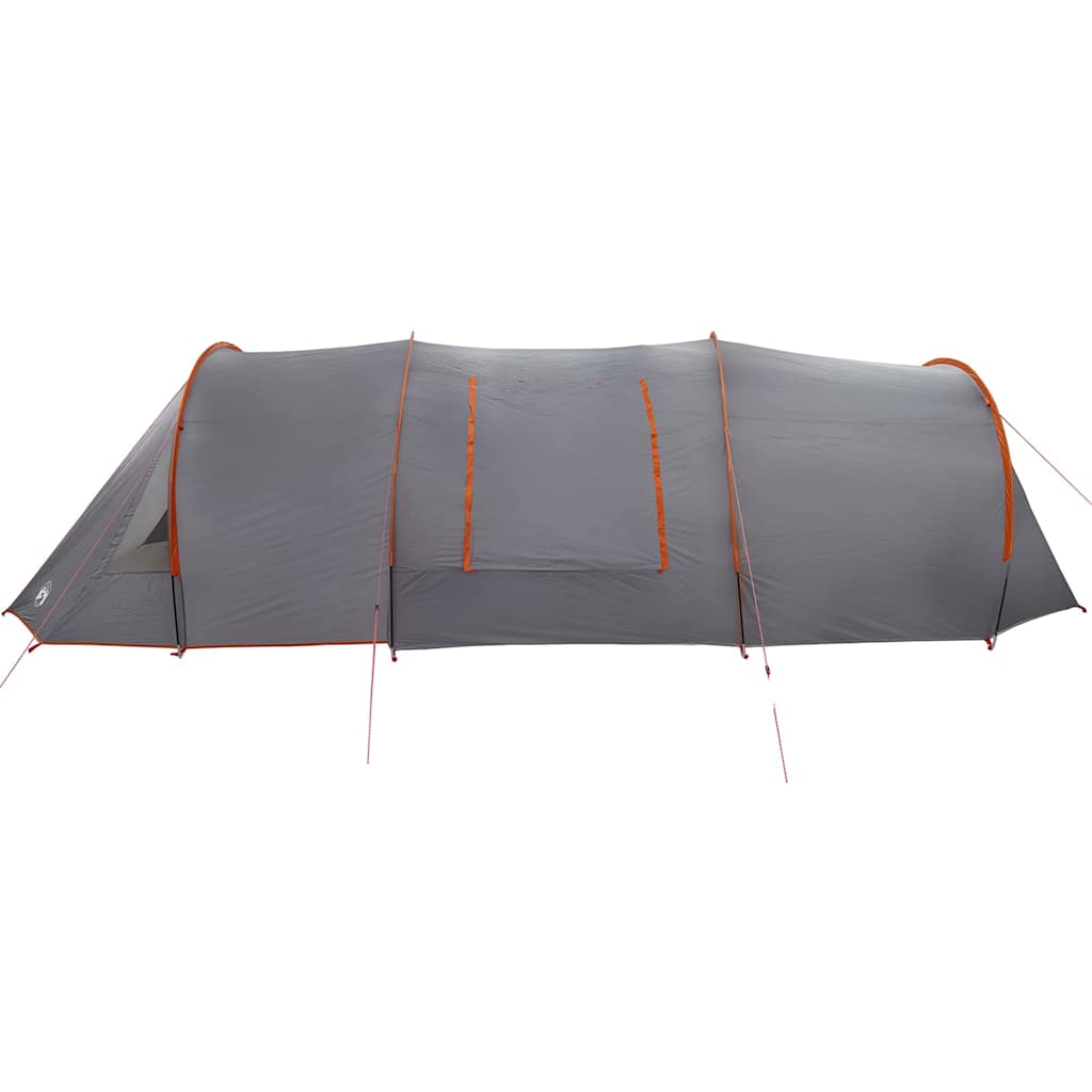 Alagútsátor 4 fős tetővel szürke és narancs 778 x 356 x 210 cm