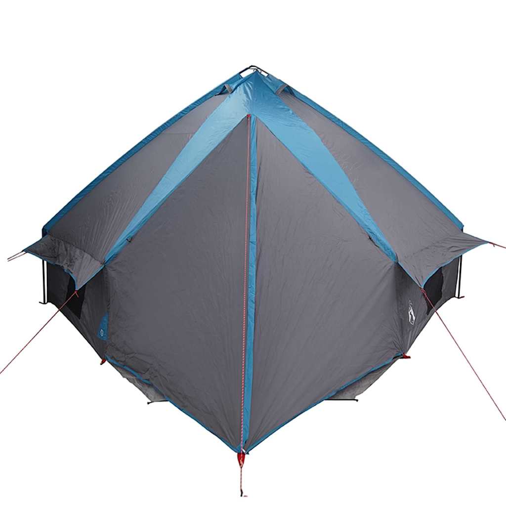 Teepee sátor 10 fős tetővel kék és szürke 567 x 470 x 242 cm