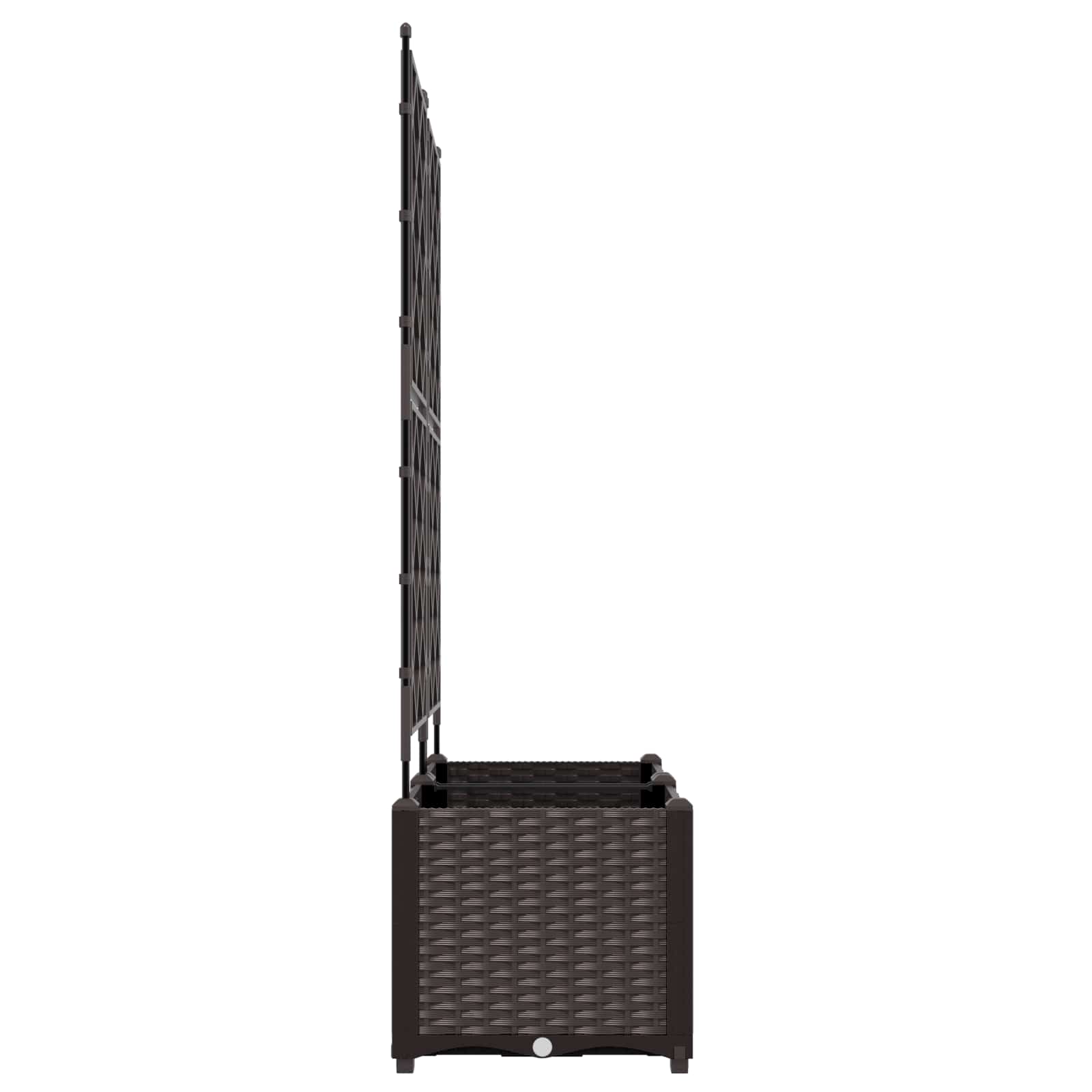 Kerti cserép 2 db barna 80 x 40 x 143 cm pp
