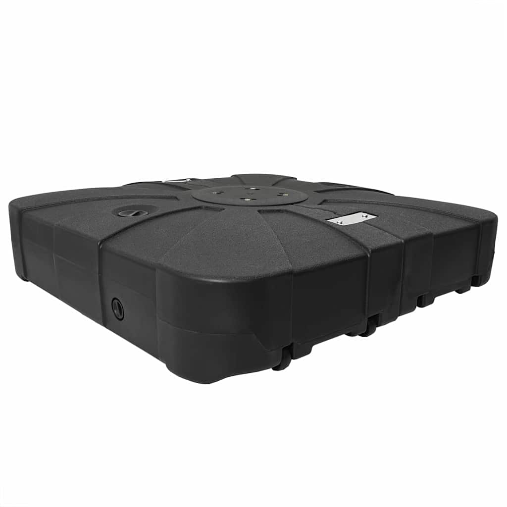 Árnyékoló esernyő alap fekete 86 x 86 x 19 cm