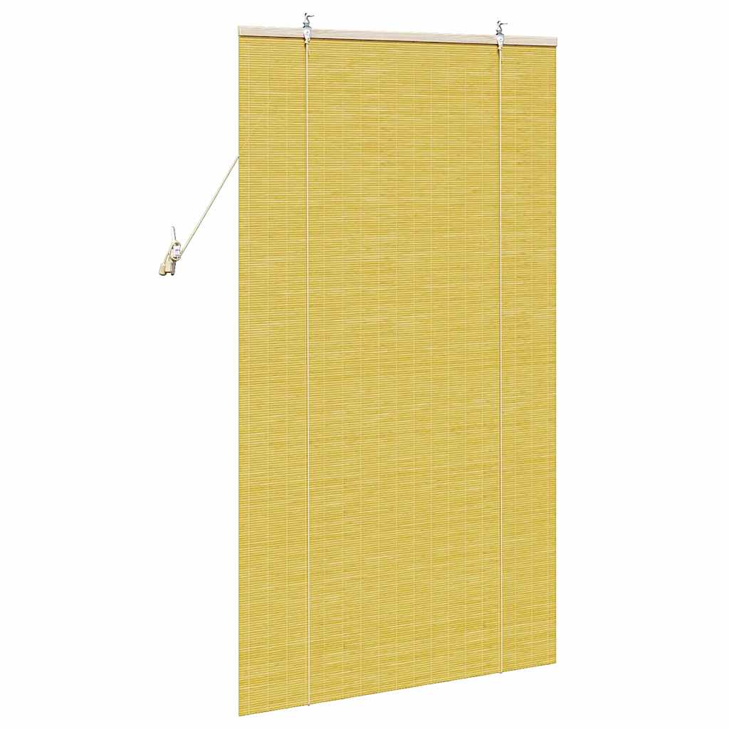 Roletta sárga 90 x 160 cm bambusz