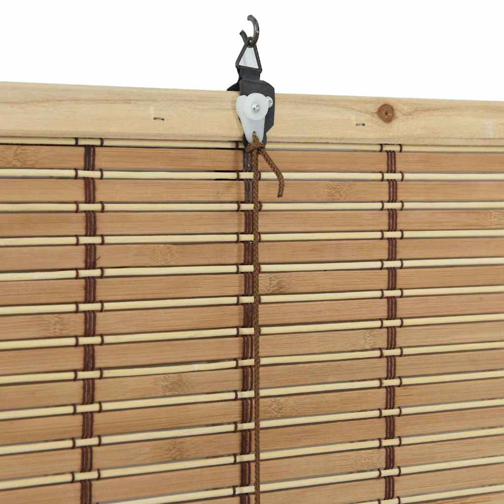 Ablakredők és árnyékok világos barna 100 x 160 cm bambusz