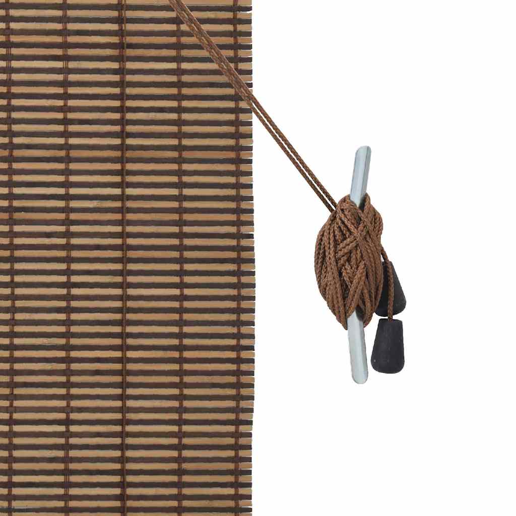 Ablak függönyök & árnyékolók barna 110 x 160 cm bambusz