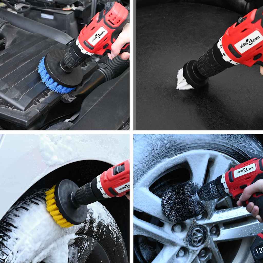 Puha és kemény tisztító ecset szett 12 db 12 pcs több szín