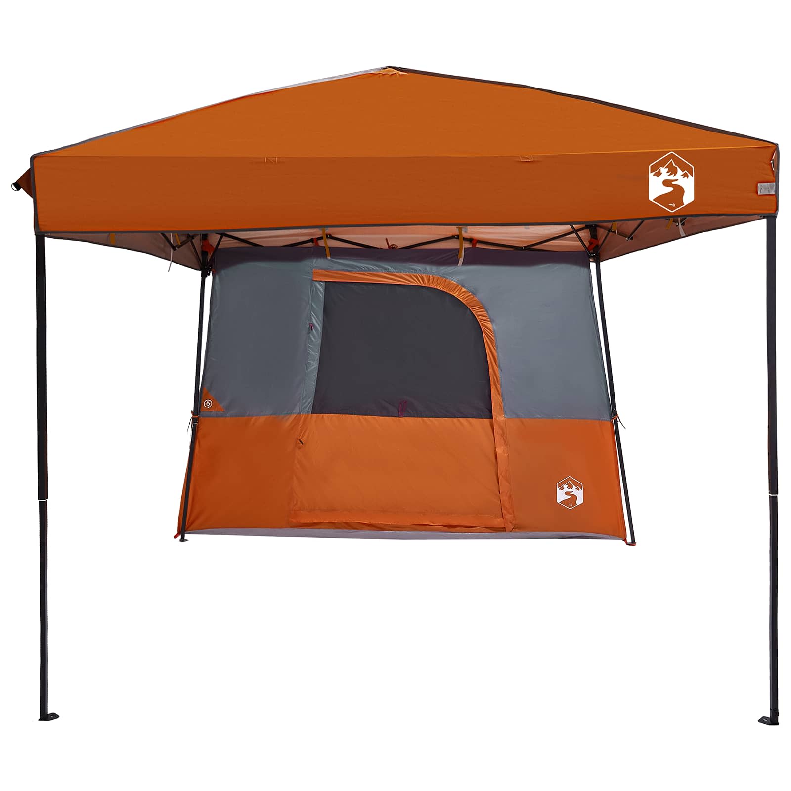 Kemping sátor szett 2 pcs narancssárga taffeta és szövet