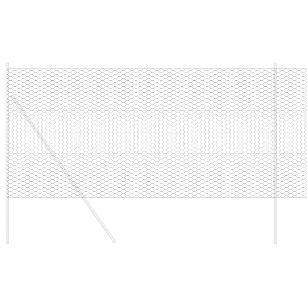 Hexagon kerítés szürke 1,4 x 100 m pvc