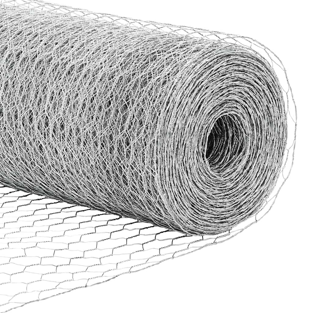 Hexagon kerítés ezüst 1.5 x 100 m horganyzott acél
