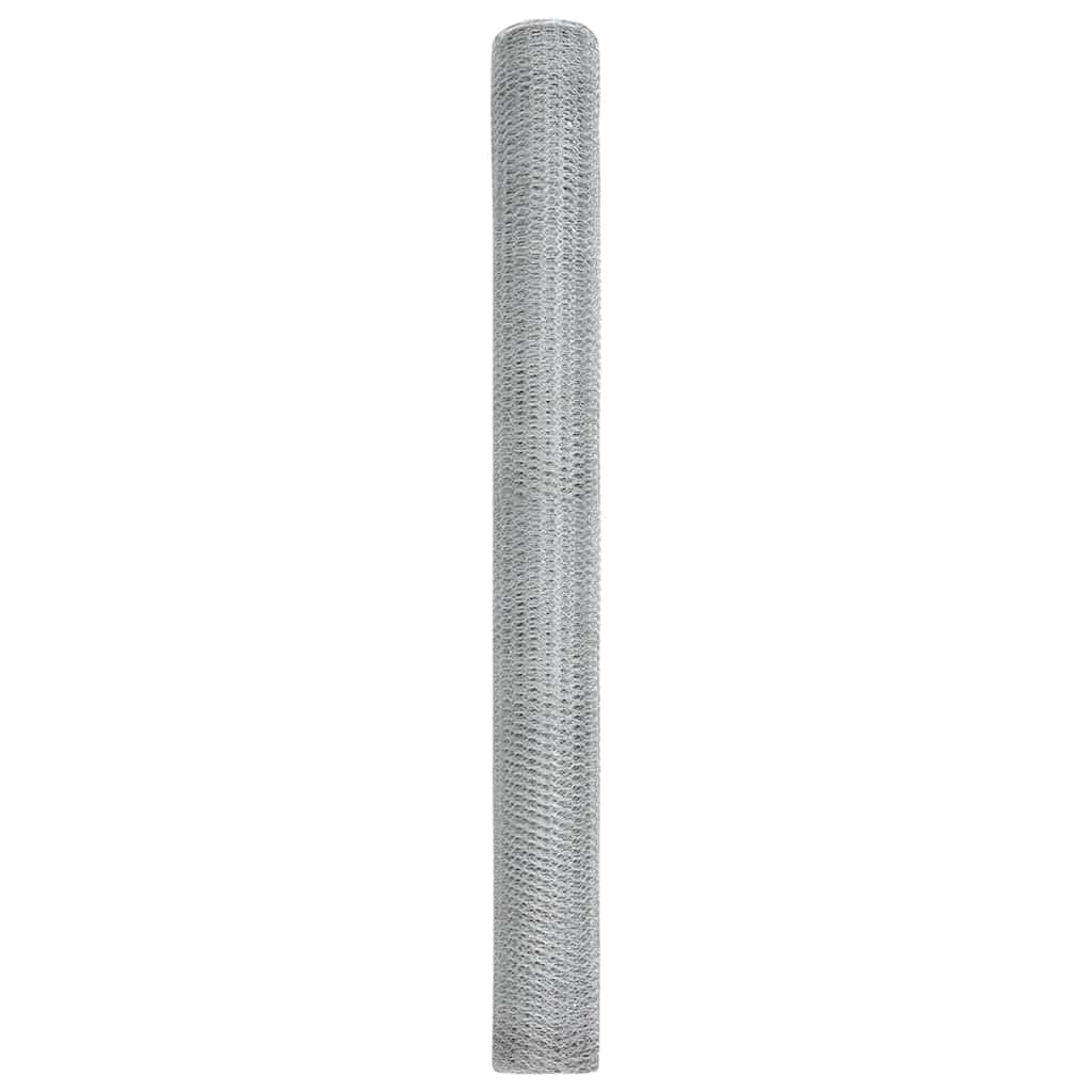 Hexagon kerítés ezüst 1.5 x 100 m horganyzott acél