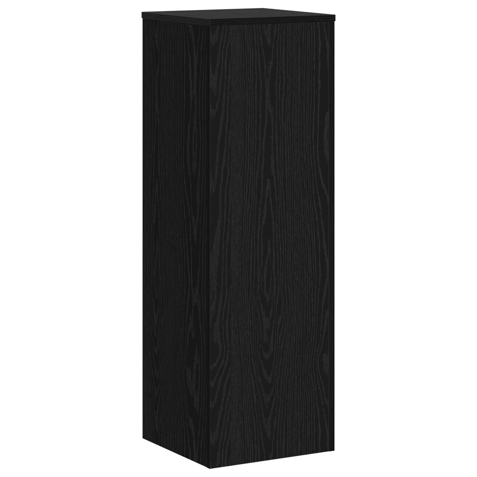 Növényállvány fekete tölgy 33 x 33 x 100 cm szerelt fa
