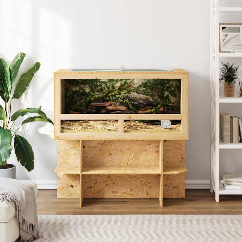 Terrárium barna 100 x 50 x 100 cm osb