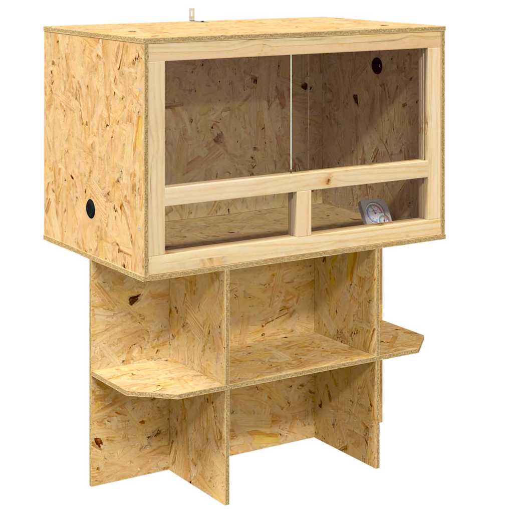 Terrárium barna 80 x 50 x 100 cm osb