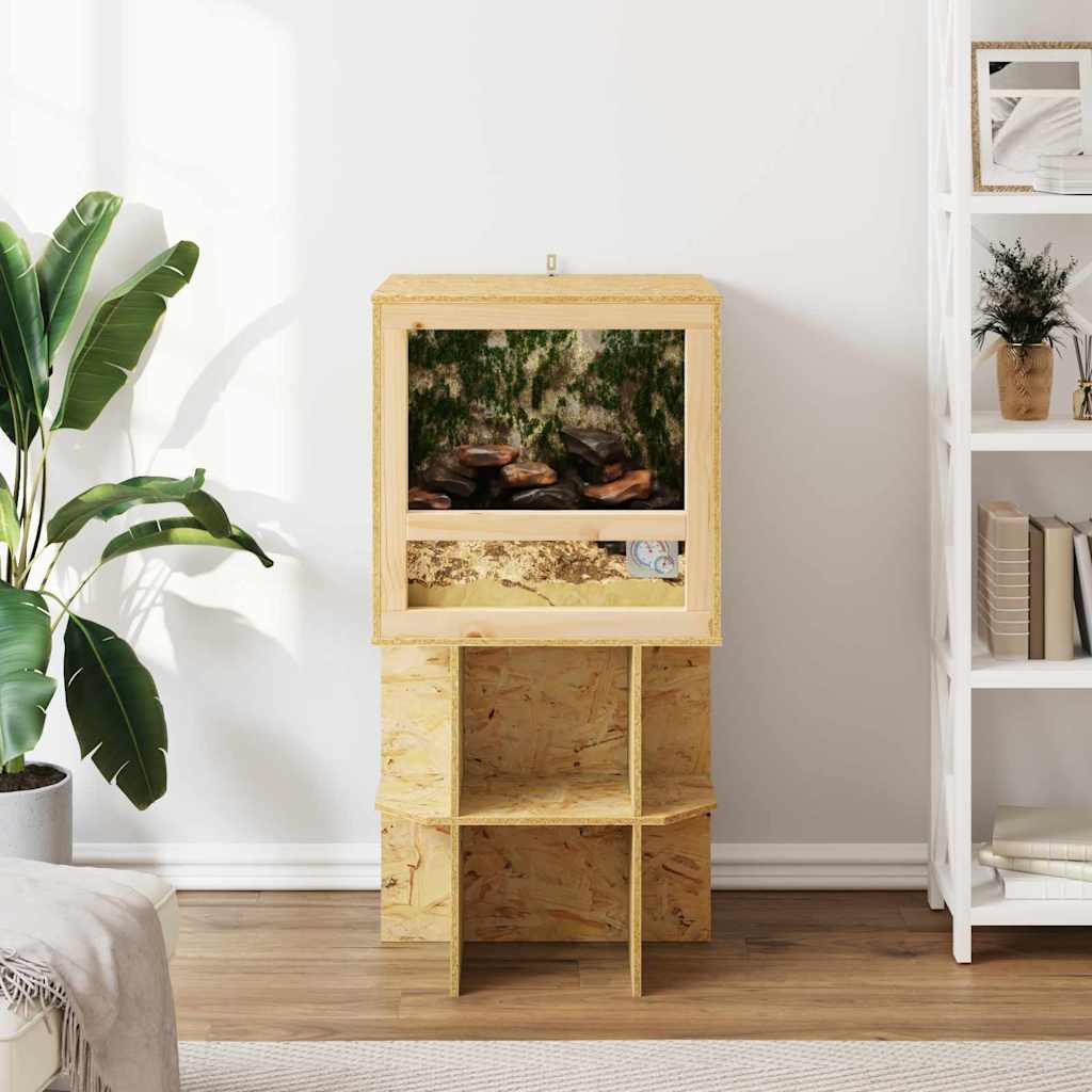 Terrárium barna 50 x 50 x 100 cm osb