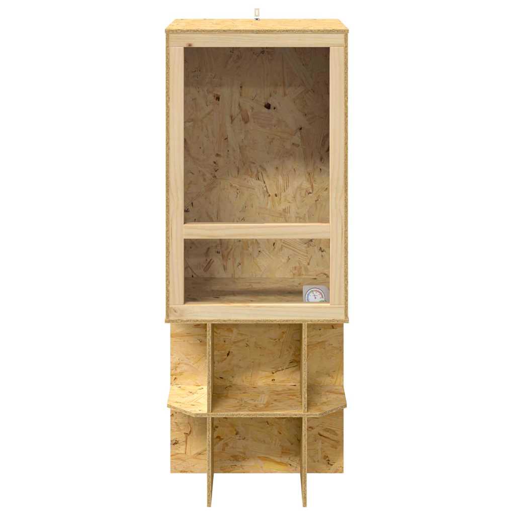 Terrárium barna 50 x 50 x 130 cm osb