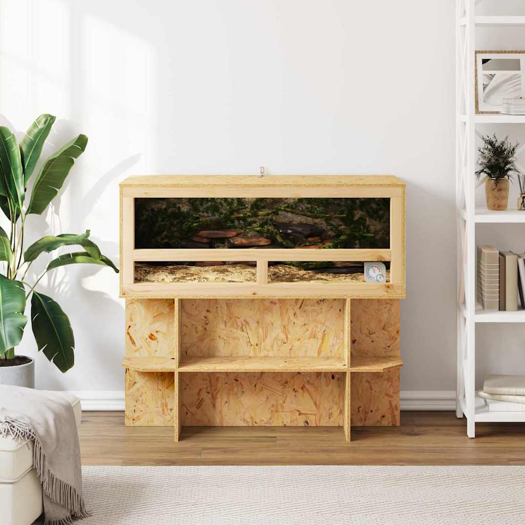 Terrárium barna 100 x 40 x 90 cm osb