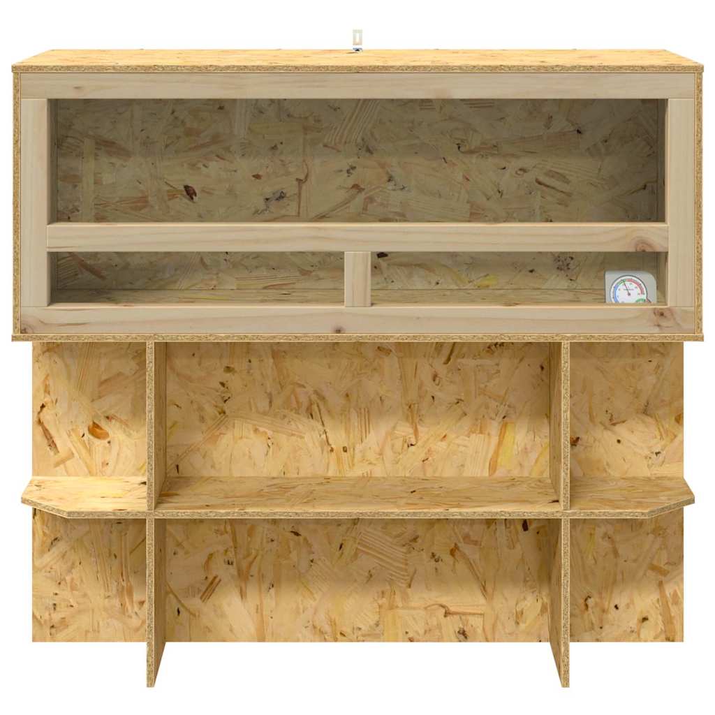 Terrárium barna 100 x 40 x 90 cm osb