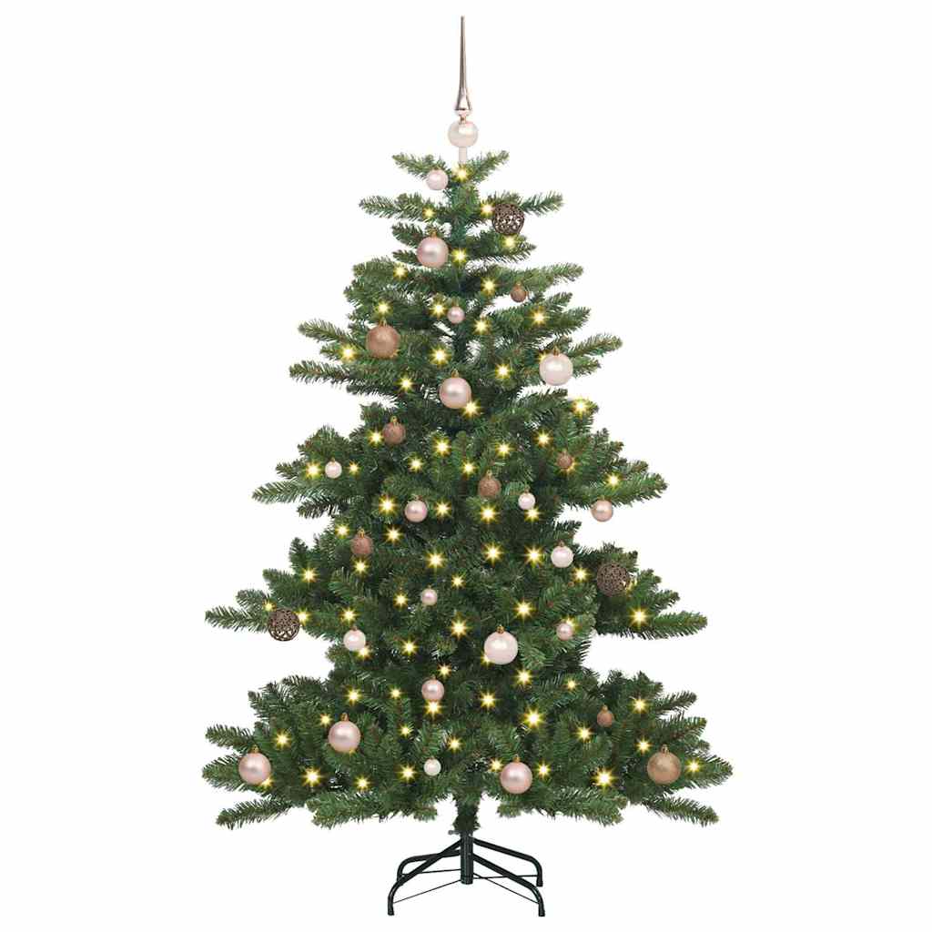 Műanyag hajtogatós karácsonyfa with 15 leds zöld 150 cm pvc