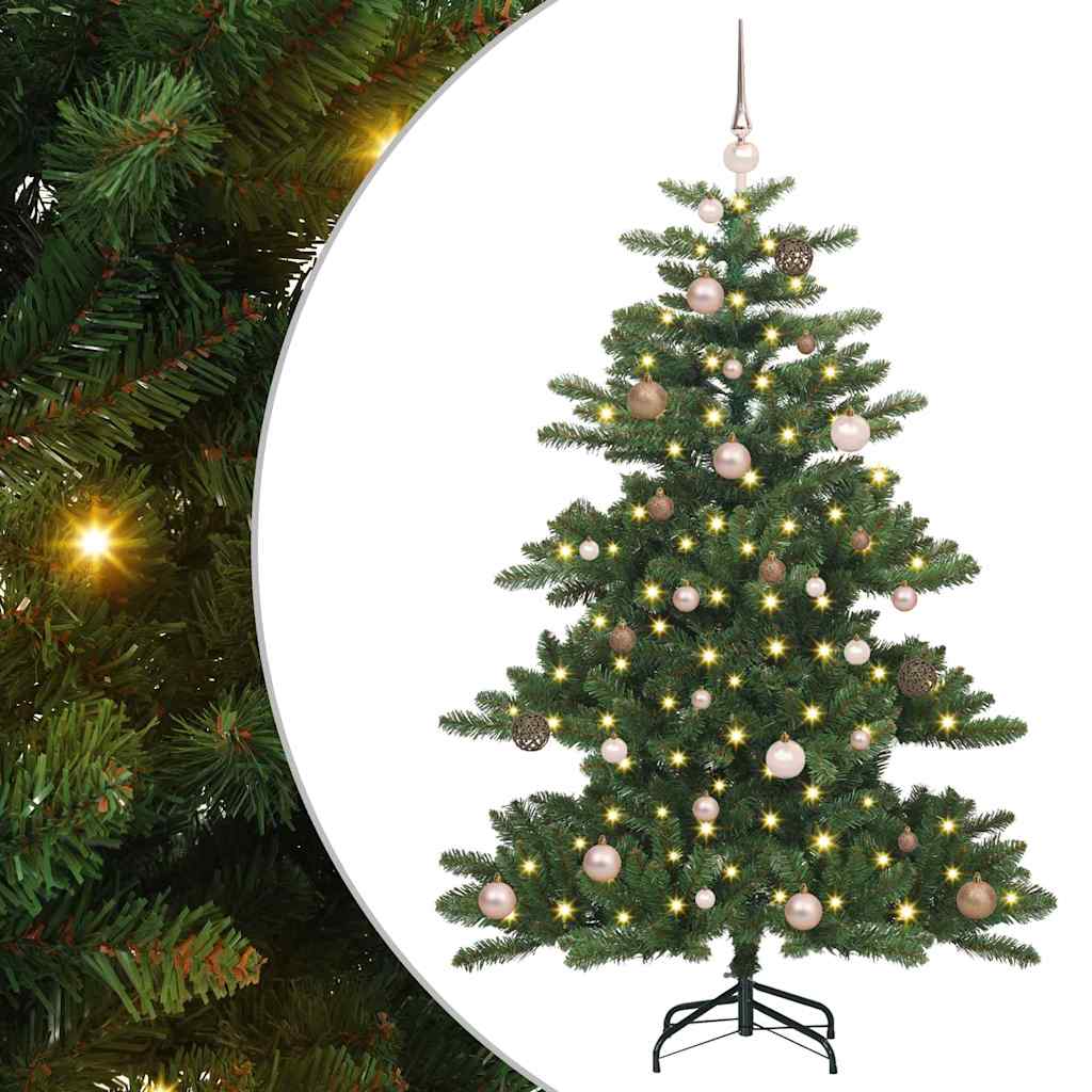 Műanyag hajtogatós karácsonyfa with 15 leds zöld 150 cm pvc