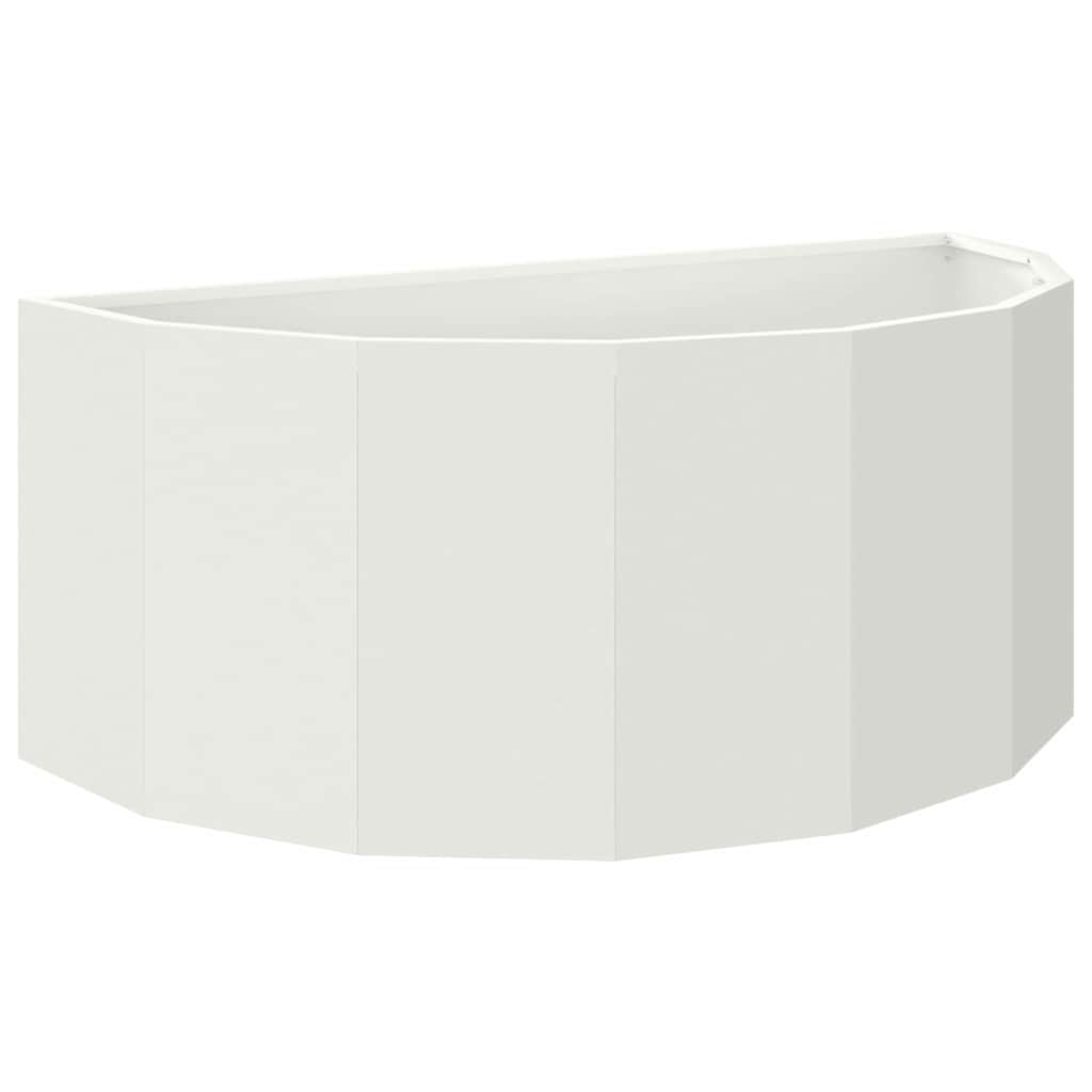 Növénytartó fehér 90 x 45 x 35 cm acél