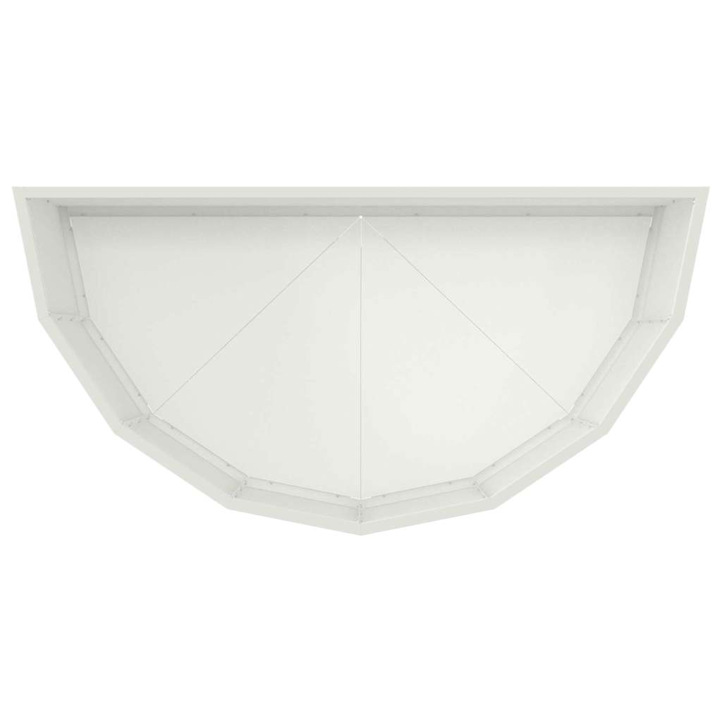 Növénytartó fehér 90 x 45 x 35 cm acél