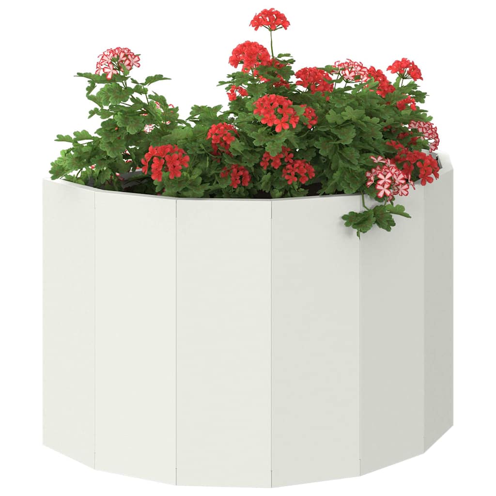 Növénytartó fehér 60 x 30 x 35 cm acél