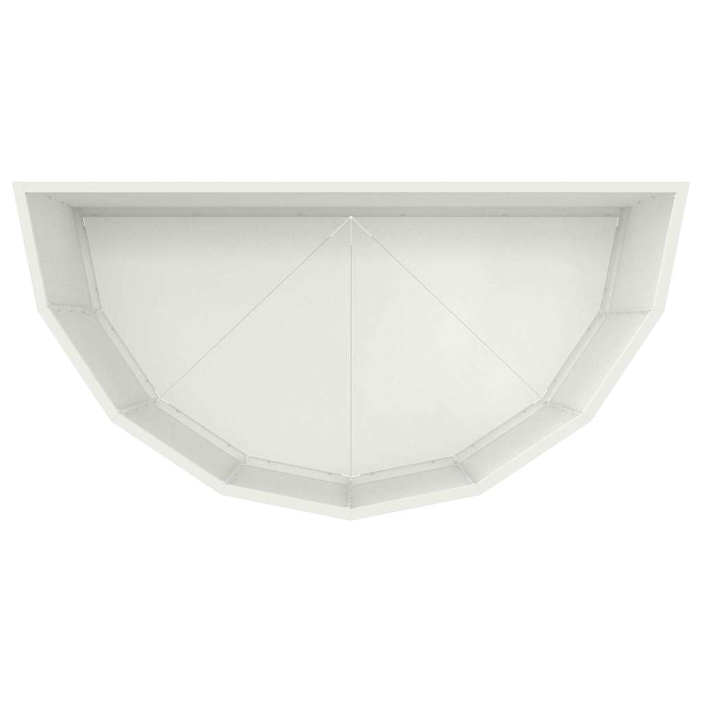 Növénytartó fehér 90 x 45 x 50 cm acél