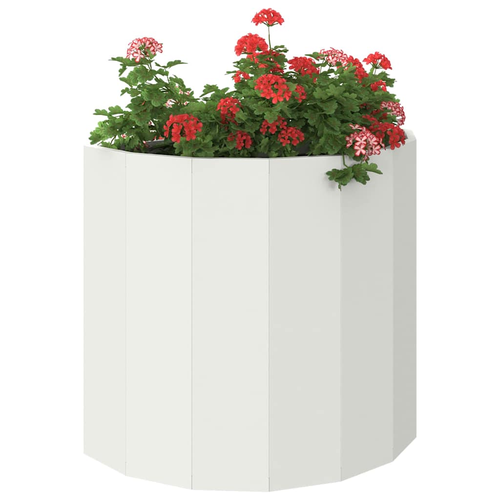 Növénytartó fehér 60 x 30 x 50 cm acél