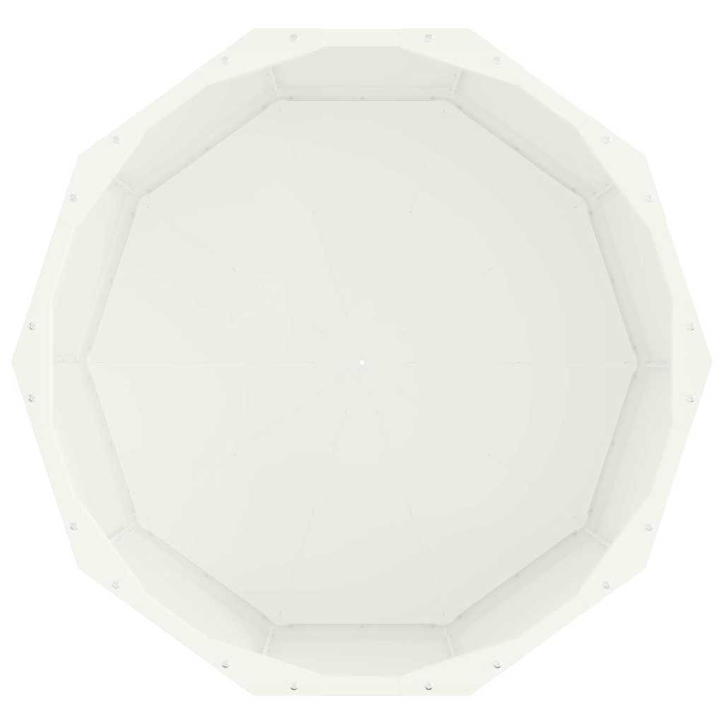 Növénytartó fehér 60 x 60 x 35 cm acél
