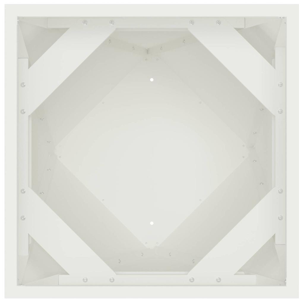 Növénytartó fehér 30 x 30 x 75 cm acél