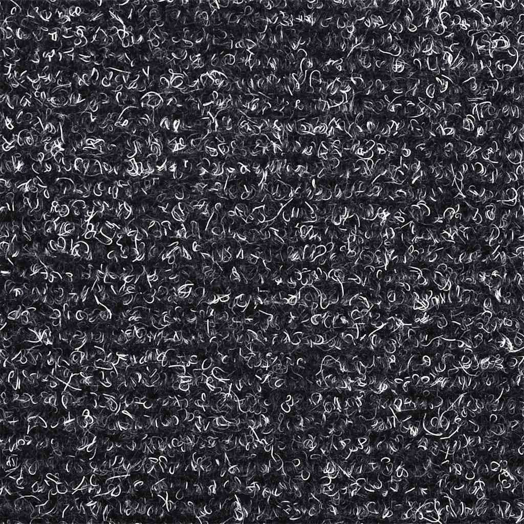 20 db öntapadós lépcsőszőnyeg, 65 x 21 x 4 cm, sötétszürke, nagy félkör alakú