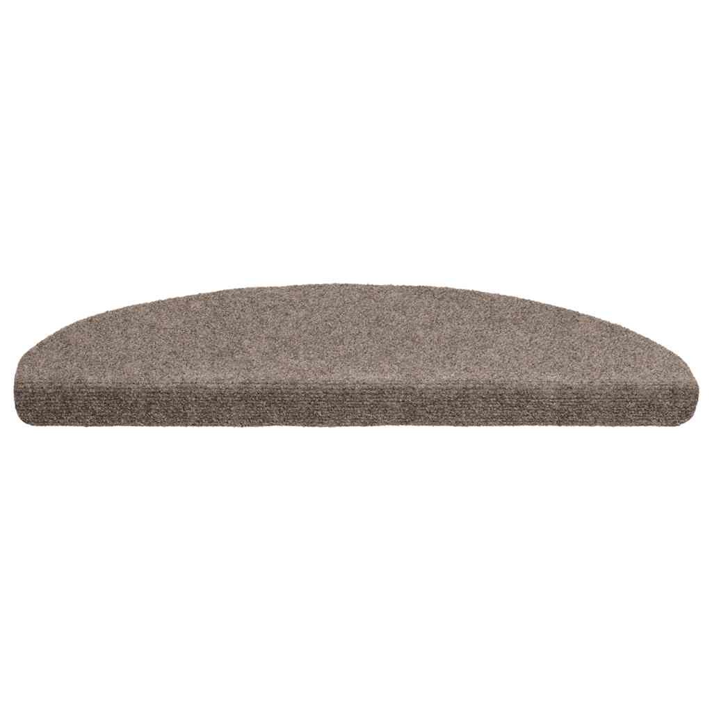 20 db öntapadós lépcsőszőnyeg 65 x 21 x 4 cm bézs félkör alakú nagy