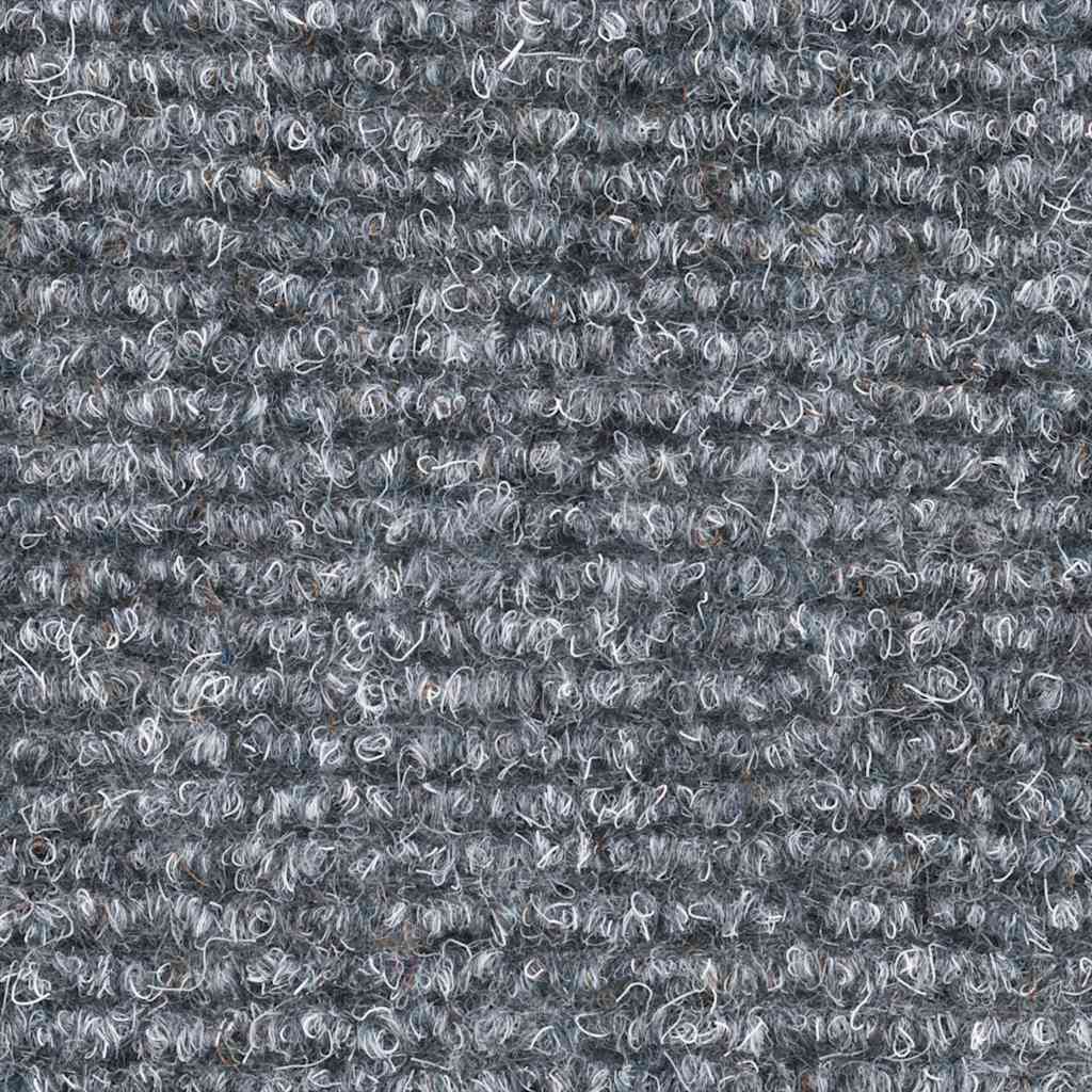 30 db öntapadós lépcsőszőnyeg, 65 x 21 x 4 cm, világosszürke, nagy félkör alakú