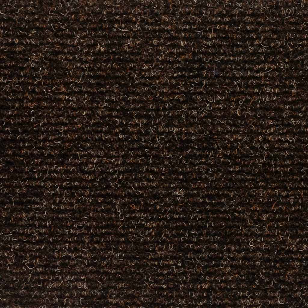 20 db öntapadós lépcsőszőnyeg, 56 x 17 x 3 cm, barna, félkör alakú