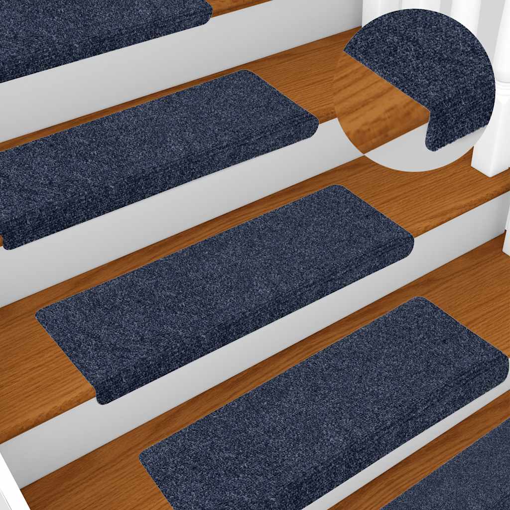 20 db öntapadós lépcsőszőnyeg 65 x 21 x 4 cm antracit téglalap alakú széllel