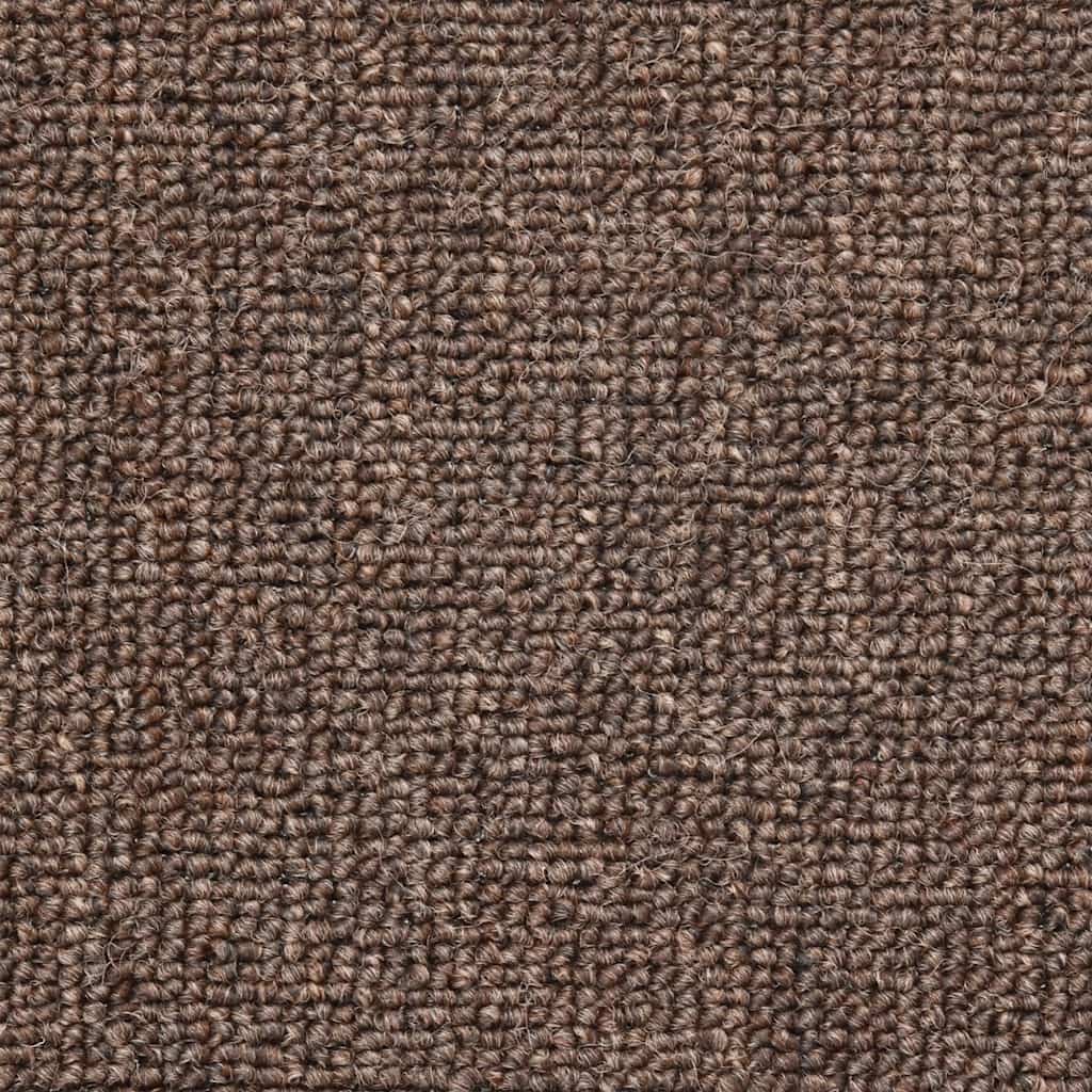 30 db-os, kávébarna, félkör alakú lépcsőszőnyegek 56 x 17 x 3 cm
