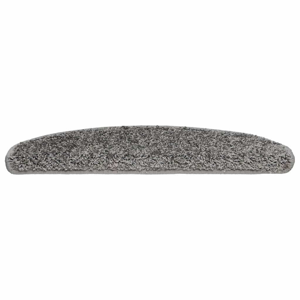30 db szürke, félkör alakú, nagy lépcsőszőnyeg 65 x 21 x 4 cm