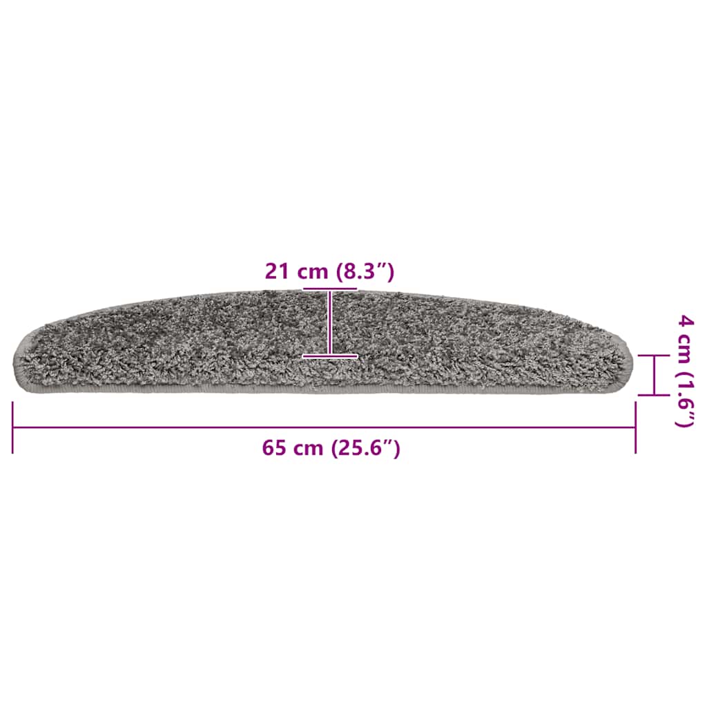 20 db szürke lépcsőszőnyeg 65x21x4 cm 20 db szürke lépcsőszőnyeg 65x21x4 cm