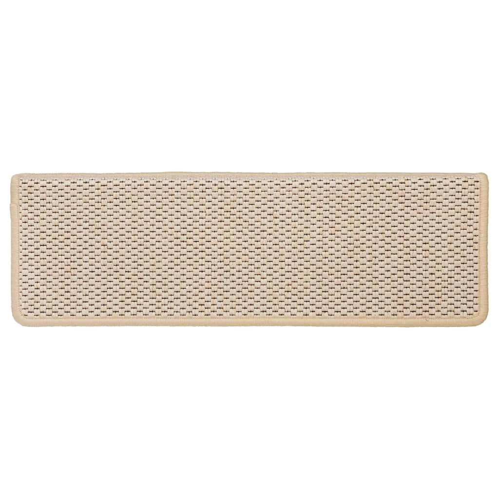 30 db berber lépcsőszőnyegek öntapadós szizál kinézetű 65x21x4 cm