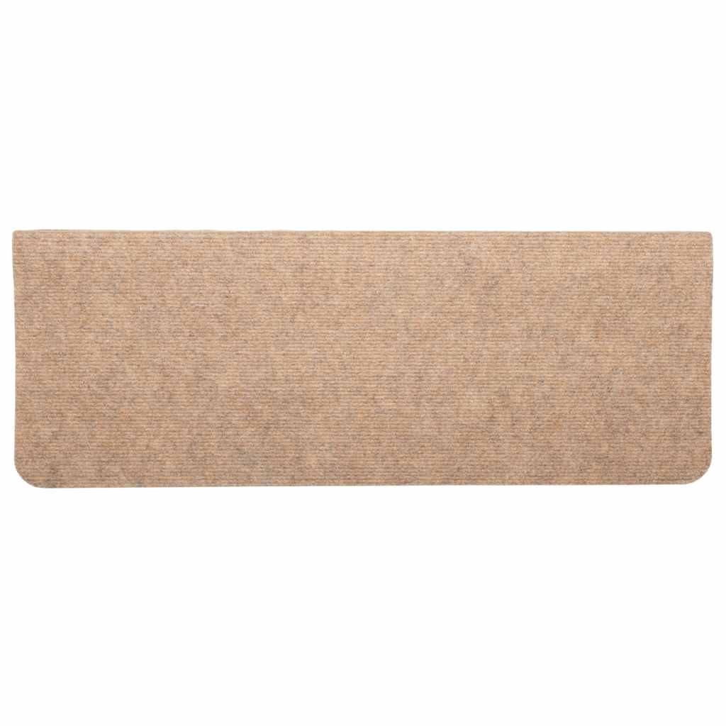 30 db bézs öntapadó lépcsőszőnyeg 65 x 24,5 x 3,5 cm