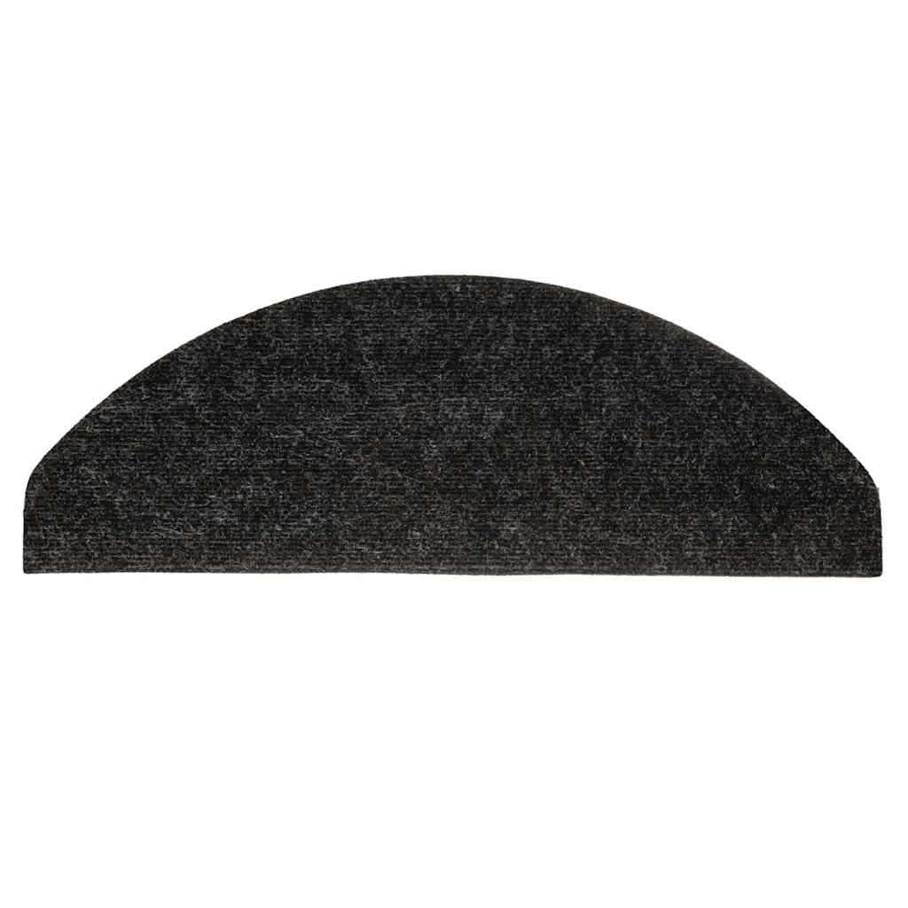 30 db antracitszürke öntapadó lépcsőszőnyeg 65 x 22,5 x 3,5 cm