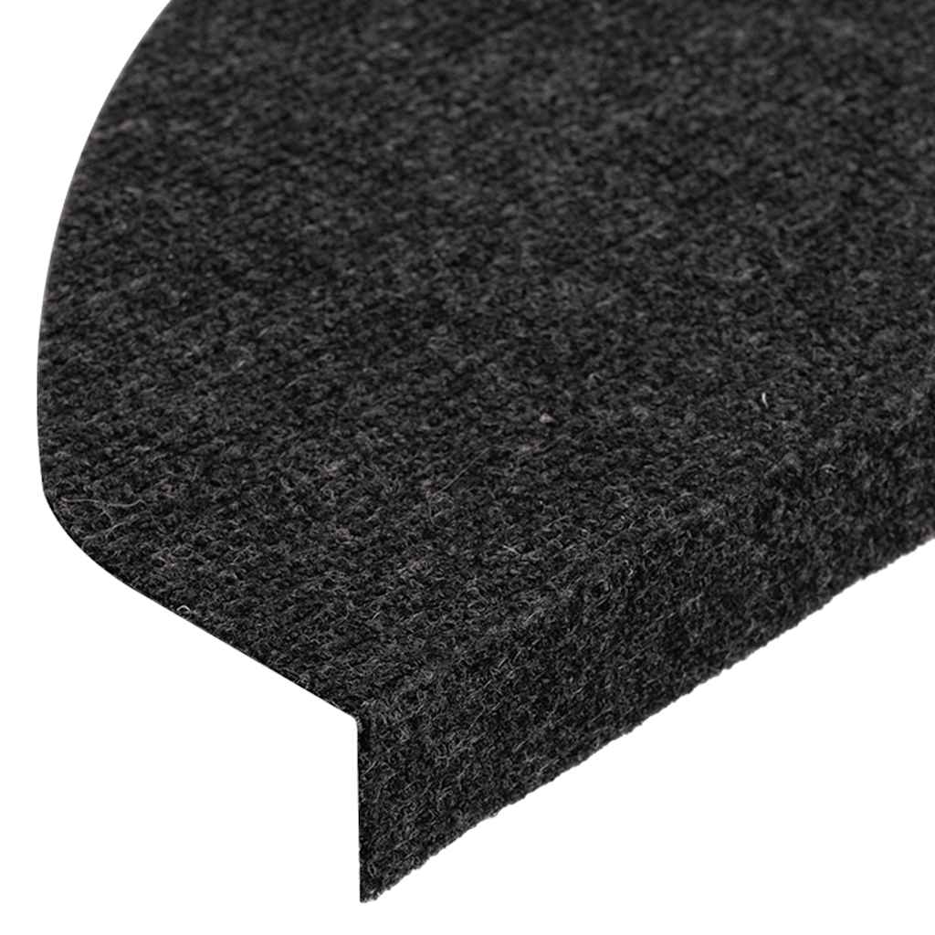 20 db fekete öntapadó lépcsőszőnyeg 65 x 22,5 x 3,5 cm
