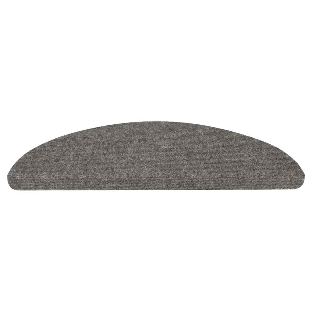 20 db fekete öntapadó lépcsőszőnyeg 56 x 17 x 3 cm