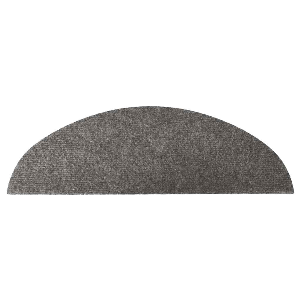 20 db fekete öntapadó lépcsőszőnyeg 56 x 17 x 3 cm