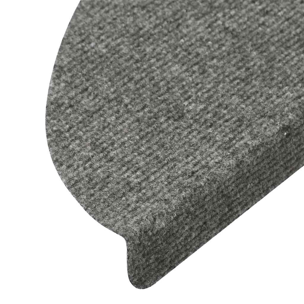 20 db fekete öntapadó lépcsőszőnyeg 56 x 17 x 3 cm