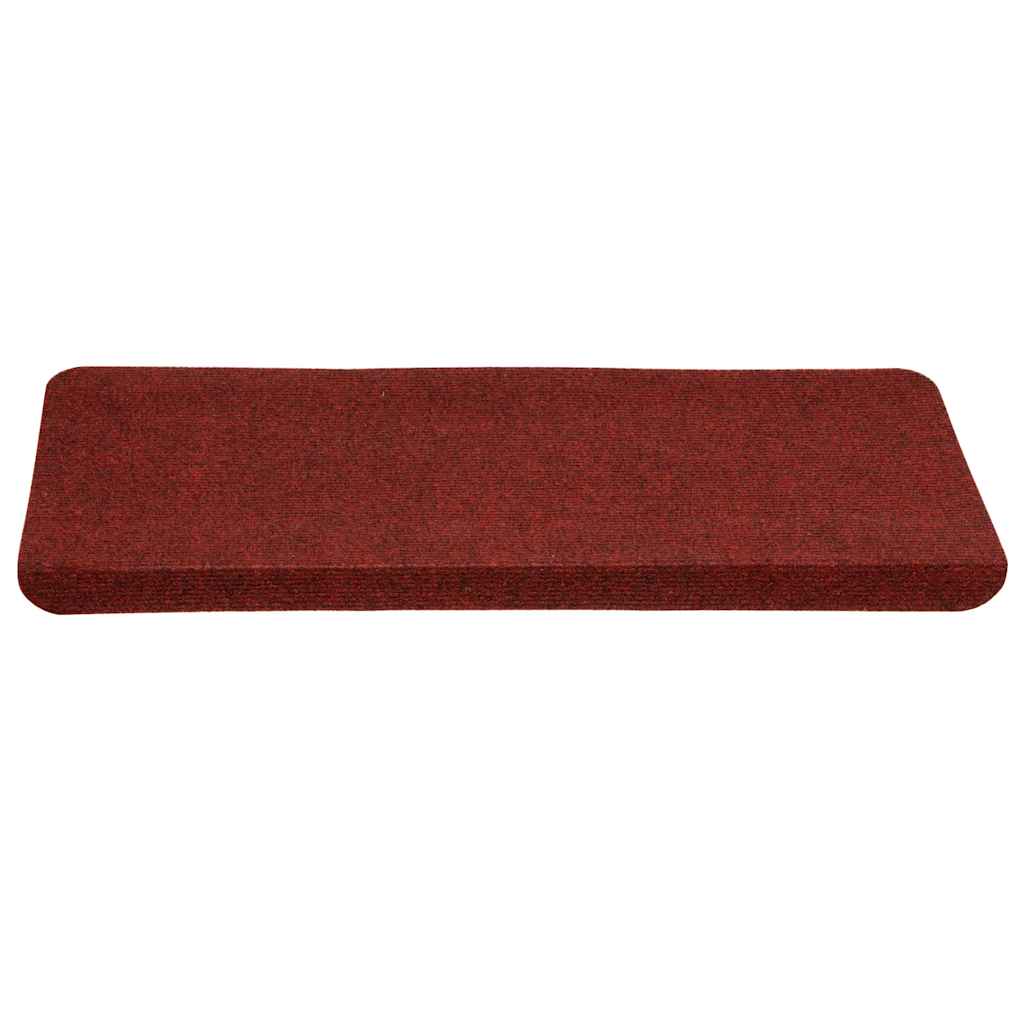 30 db piros öntapadó lépcsőszőnyeg 65x24,5x3,5 cm