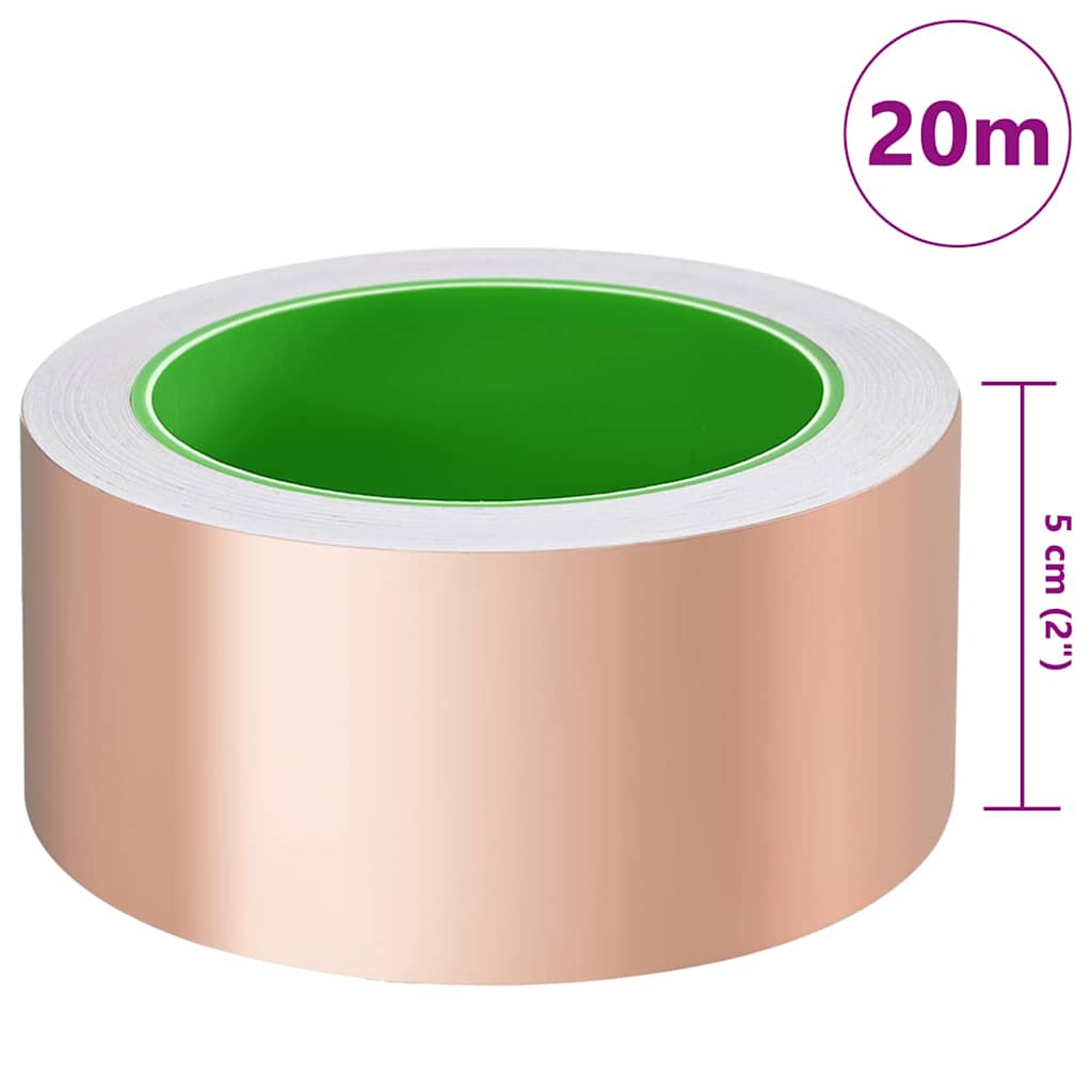 Rézszalag csigavédő réz 50 mm x 20 m réz