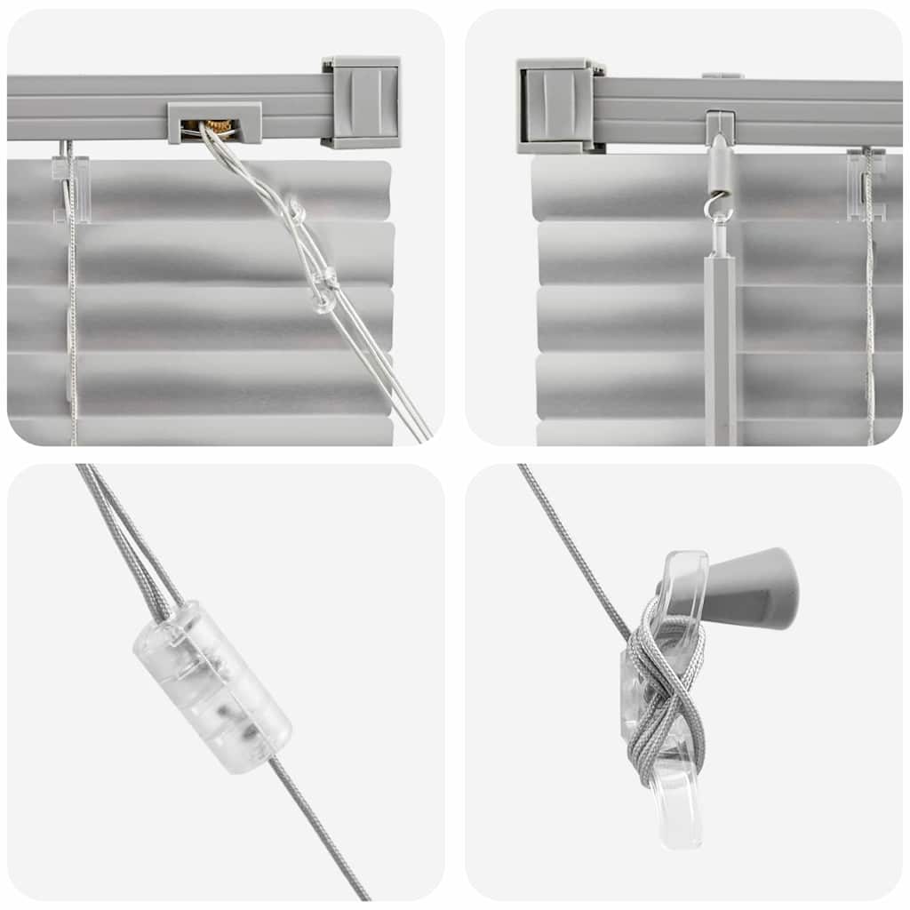 Ablak roló függönyökkel egyéb ezüst 80 x 130 cm alumínium