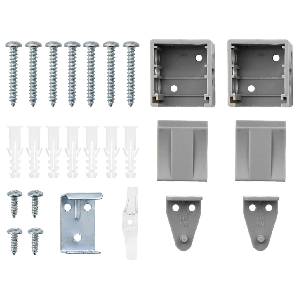 Ablak roló függönyökkel egyéb ezüst 80 x 130 cm alumínium