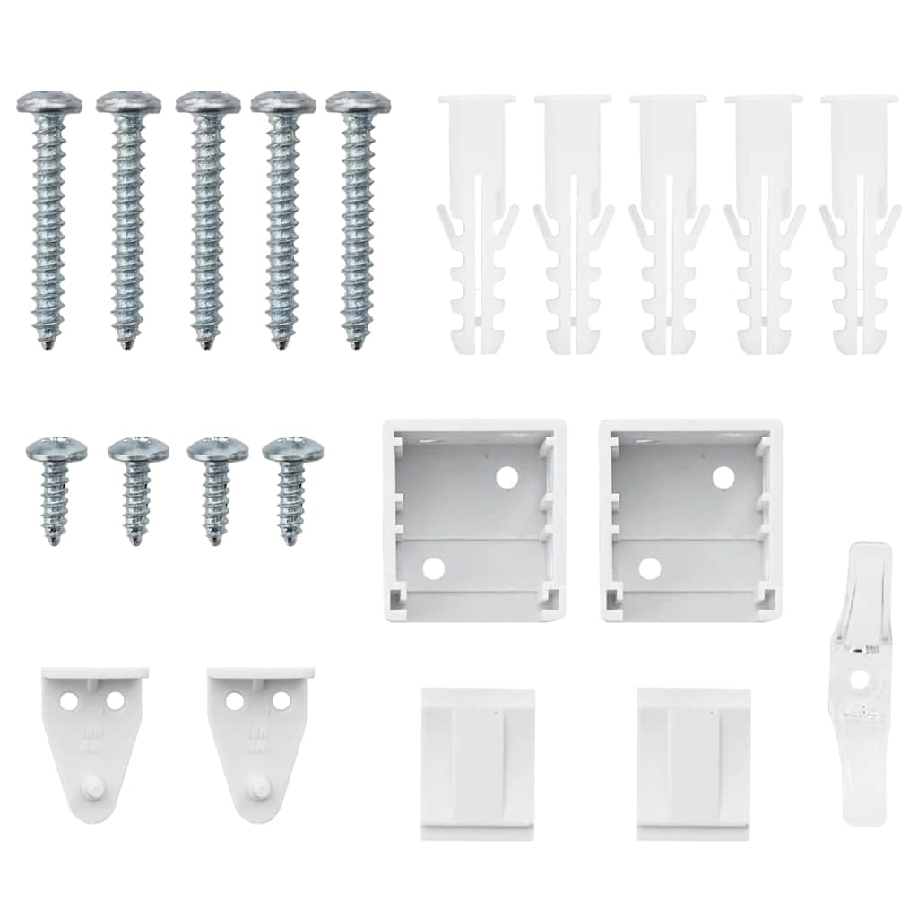 Ablak roló függönyökkel egyéb fehér 80 x 130 cm alumínium