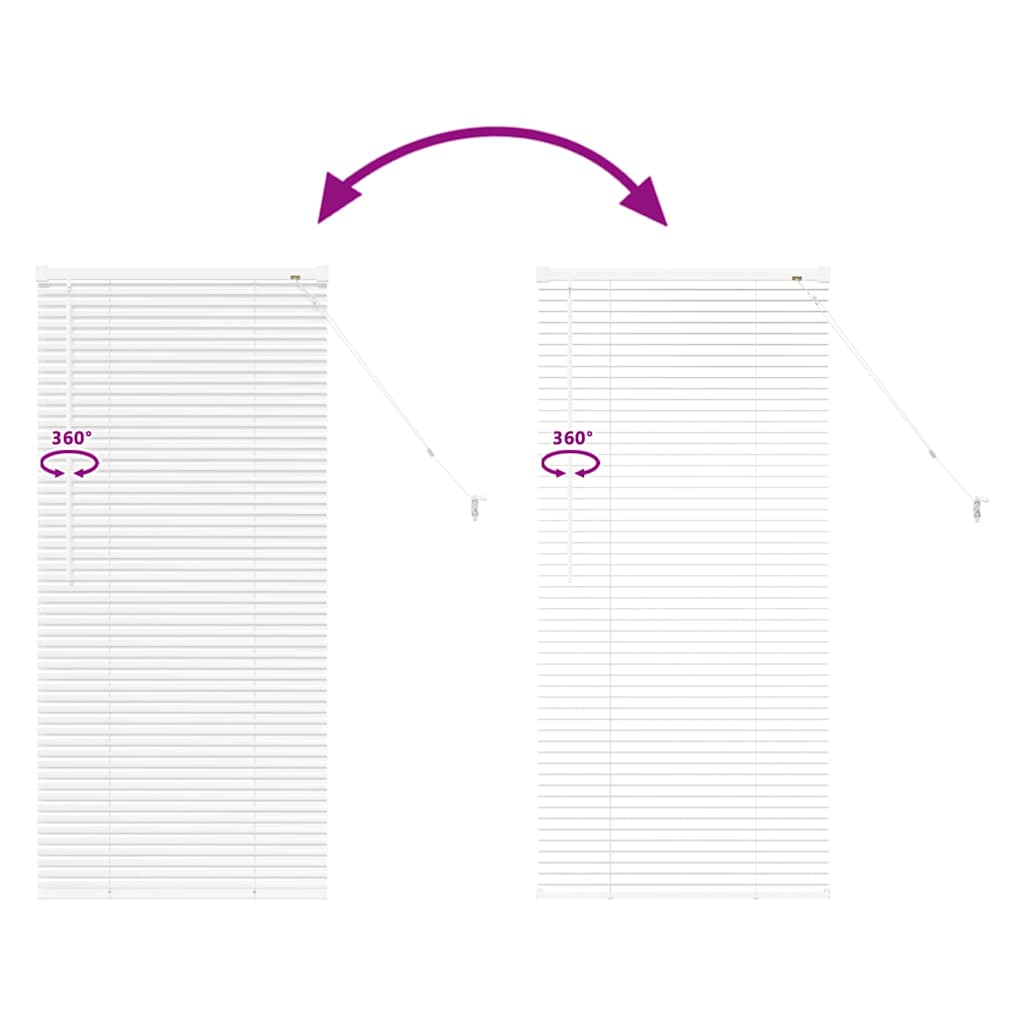 Ablak roló függönyökkel egyéb fehér 80 x 130 cm alumínium